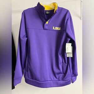 Louisiana State/LSU Pullover Sweatshirt, Men’s Medium, Purple/Gold, NWT 🐅